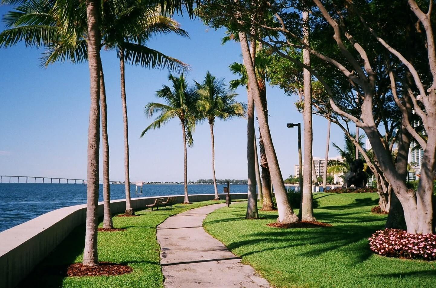 Brickell Key Park near Epic Lux Miami